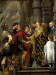 Anthony van Dyck - St Ambrose barring Theodosius from Milan Cathedral